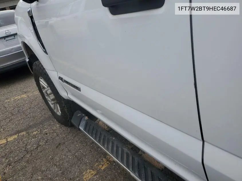 2017 Ford F250 Super Duty VIN: 1FT7W2BT9HEC46687 Lot: 42642651