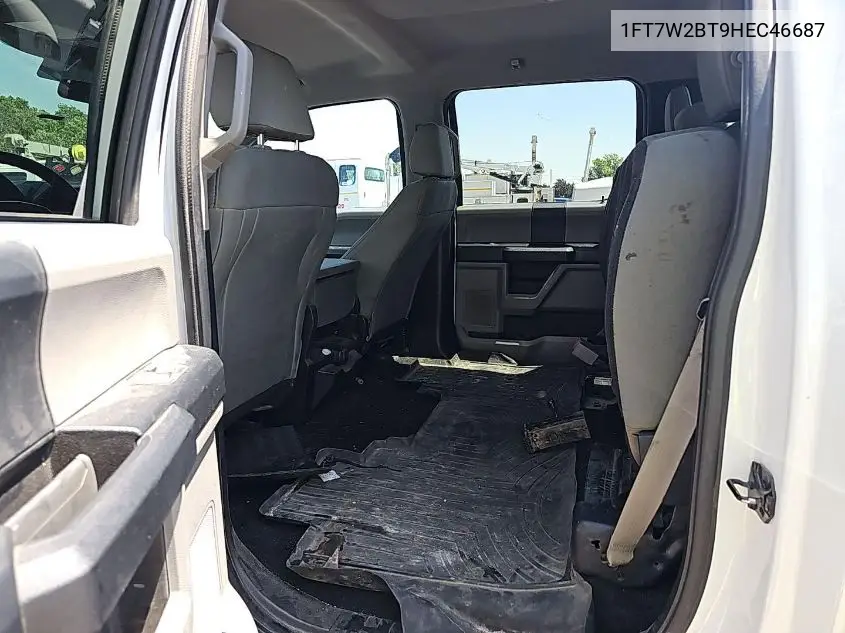 2017 Ford F250 Super Duty VIN: 1FT7W2BT9HEC46687 Lot: 42642651