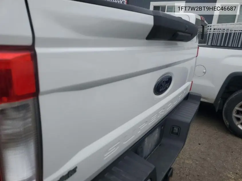 2017 Ford F250 Super Duty VIN: 1FT7W2BT9HEC46687 Lot: 42642651