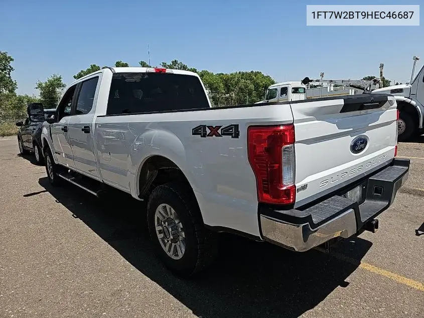 2017 Ford F250 Super Duty VIN: 1FT7W2BT9HEC46687 Lot: 42642651