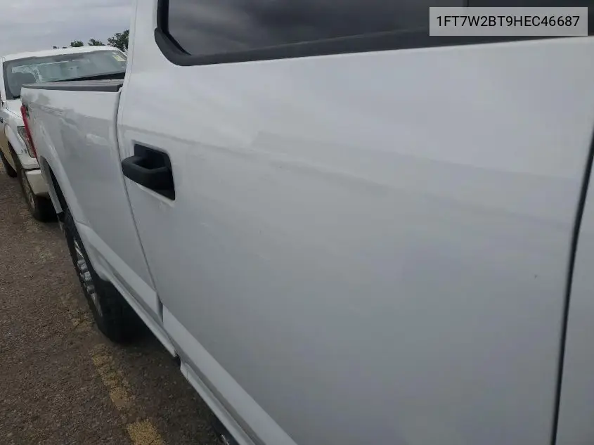 2017 Ford F250 Super Duty VIN: 1FT7W2BT9HEC46687 Lot: 42642651