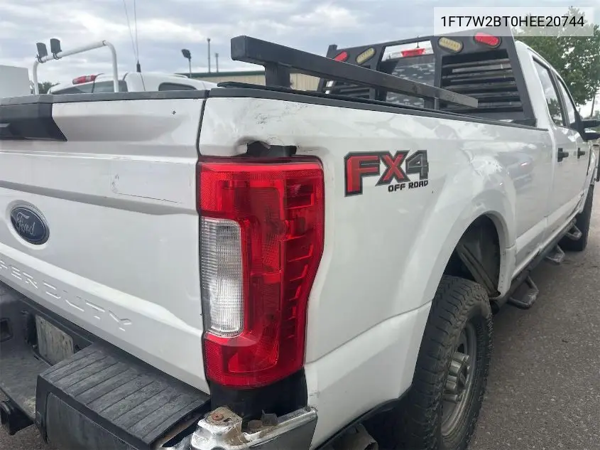 2017 Ford F250 Super Duty VIN: 1FT7W2BT0HEE20744 Lot: 42642765