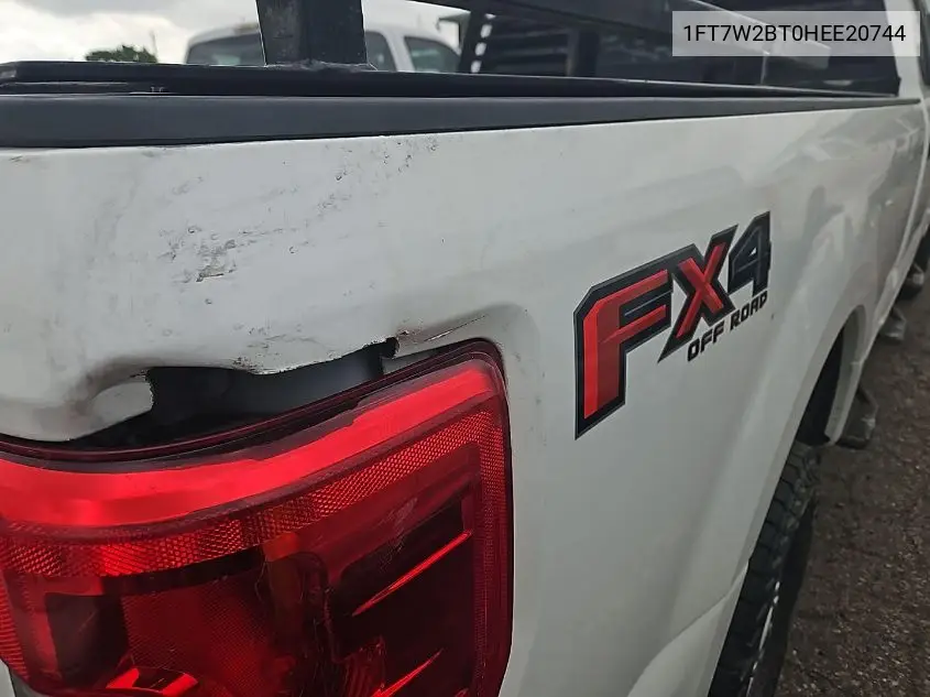 2017 Ford F250 Super Duty VIN: 1FT7W2BT0HEE20744 Lot: 42642765