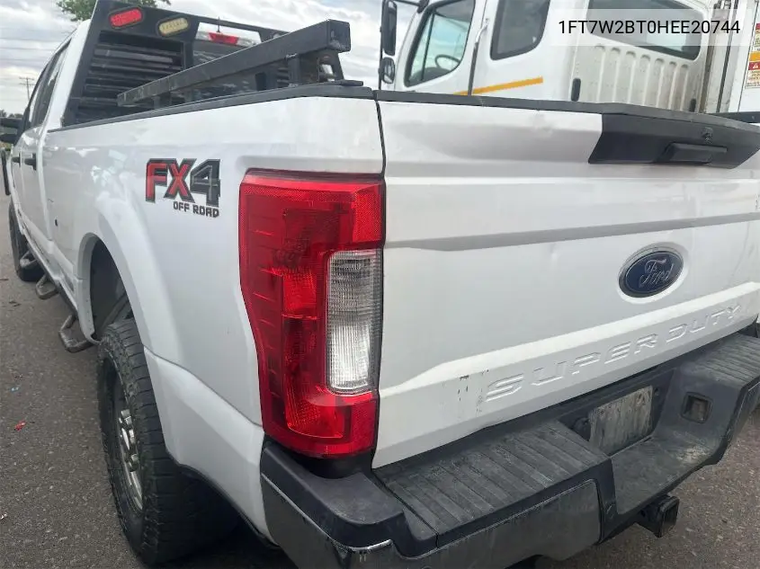 2017 Ford F250 Super Duty VIN: 1FT7W2BT0HEE20744 Lot: 42642765