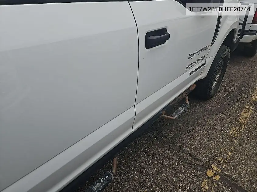 2017 Ford F250 Super Duty VIN: 1FT7W2BT0HEE20744 Lot: 42642765