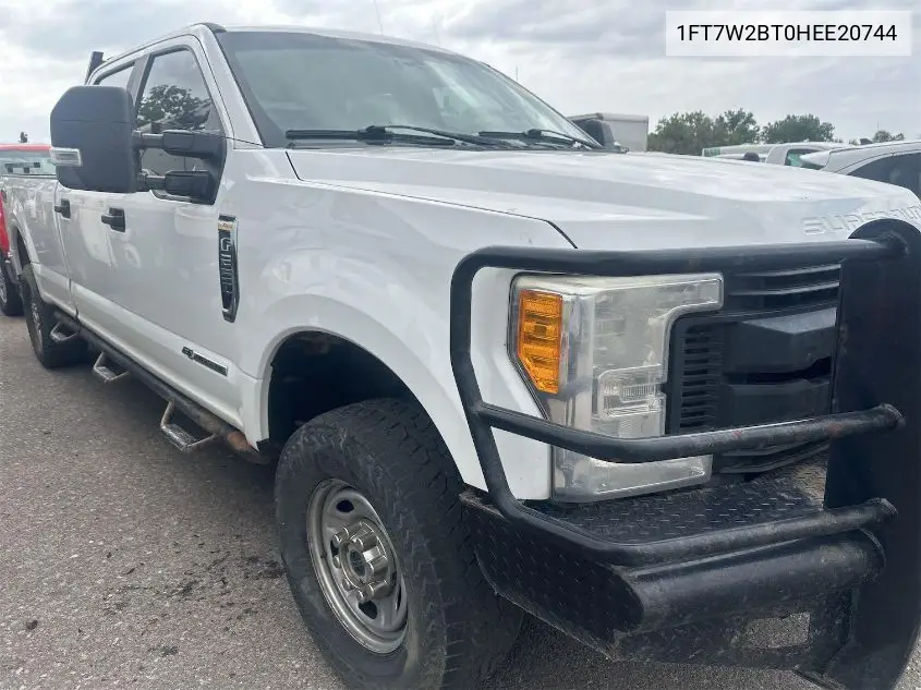 2017 Ford F250 Super Duty VIN: 1FT7W2BT0HEE20744 Lot: 42642765