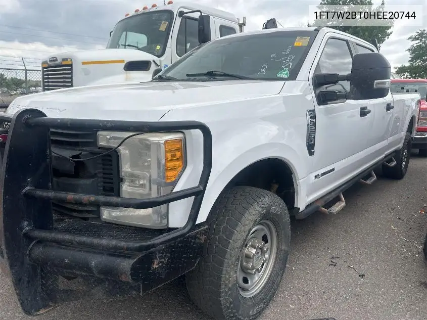 2017 Ford F250 Super Duty VIN: 1FT7W2BT0HEE20744 Lot: 42642765