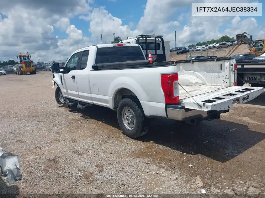 2018 Ford F-250 Xl VIN: 1FT7X2A64JEC38334 Lot: 42254856