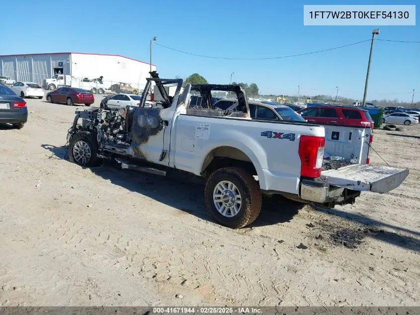2019 Ford F-250 Xlt VIN: 1FT7W2BT0KEF54130 Lot: 41671944