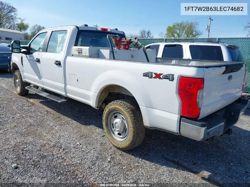 2020 Ford F-250 Xl VIN: 1FT7W2B63LEC74682 Lot: 41991554