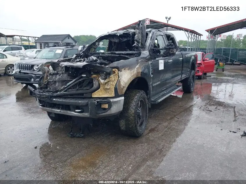 2020 Ford F-250 Lariat VIN: 1FT8W2BT2LED56333 Lot: 42250614