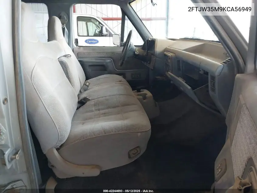 1989 Ford F350 VIN: 2FTJW35M9KCA56949 Lot: 42244693