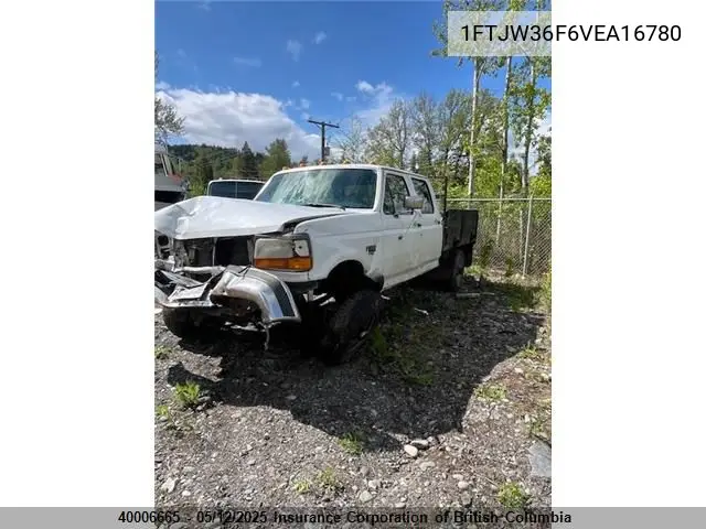 1997 Ford F-350 Xl VIN: 1FTJW36F6VEA16780 Lot: 40006665