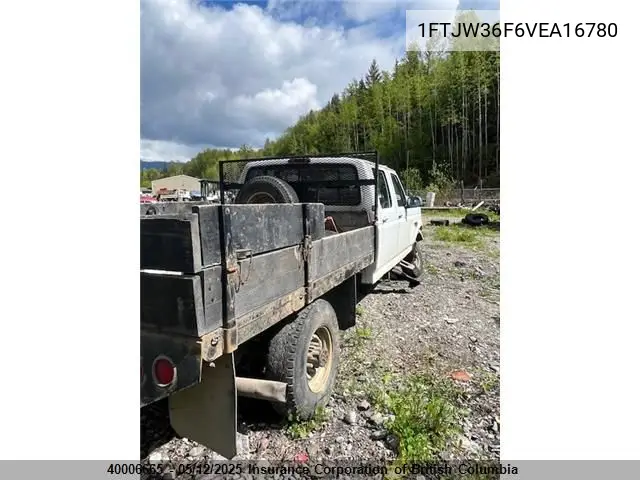 1997 Ford F-350 Xl VIN: 1FTJW36F6VEA16780 Lot: 40006665