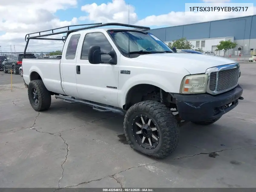 2000 Ford F-350 Lariat/Xl/Xlt VIN: 1FTSX31F9YEB95717 Lot: 42254612