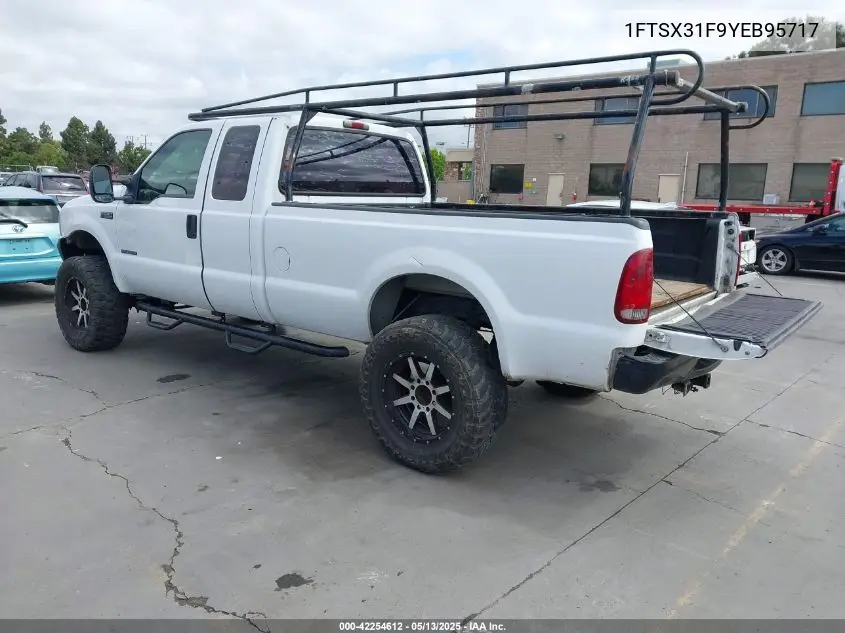 2000 Ford F-350 Lariat/Xl/Xlt VIN: 1FTSX31F9YEB95717 Lot: 42254612