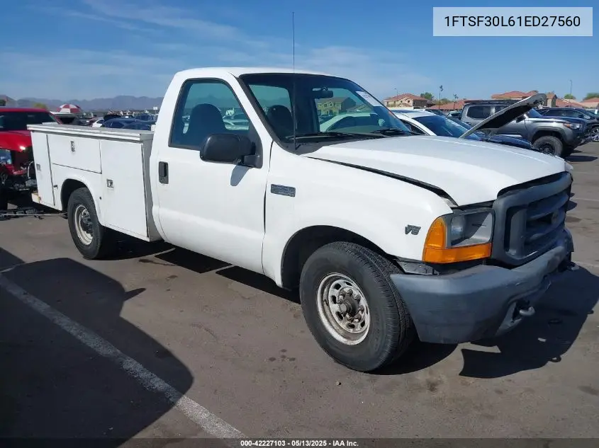 2001 Ford F-350 Xl/Xlt VIN: 1FTSF30L61ED27560 Lot: 42227103