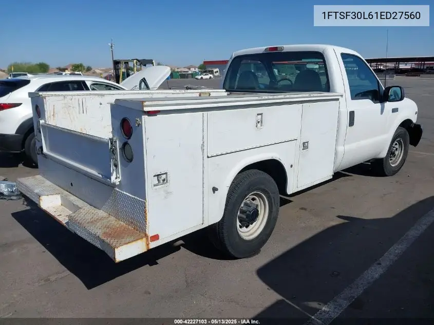 2001 Ford F-350 Xl/Xlt VIN: 1FTSF30L61ED27560 Lot: 42227103
