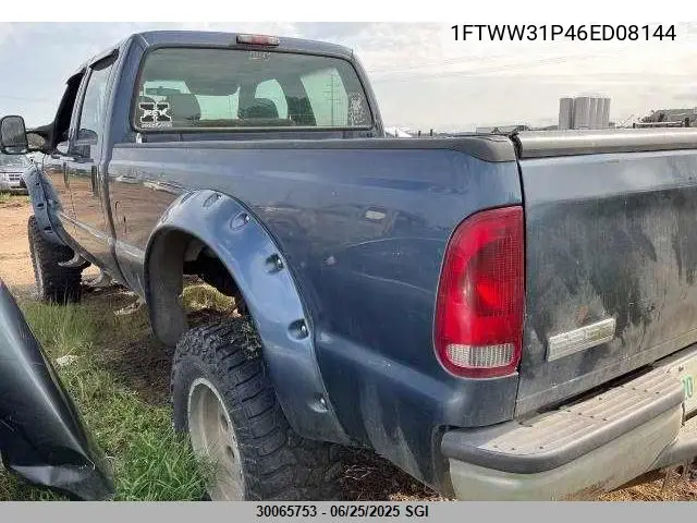 2006 Ford F350 Srw Super Duty VIN: 1FTWW31P46ED08144 Lot: 30065753