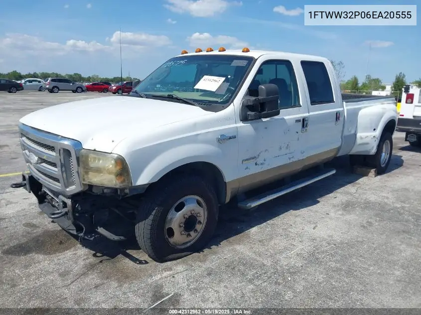 2006 Ford F-350 Lariat/Xl/Xlt VIN: 1FTWW32P06EA20555 Lot: 42312962
