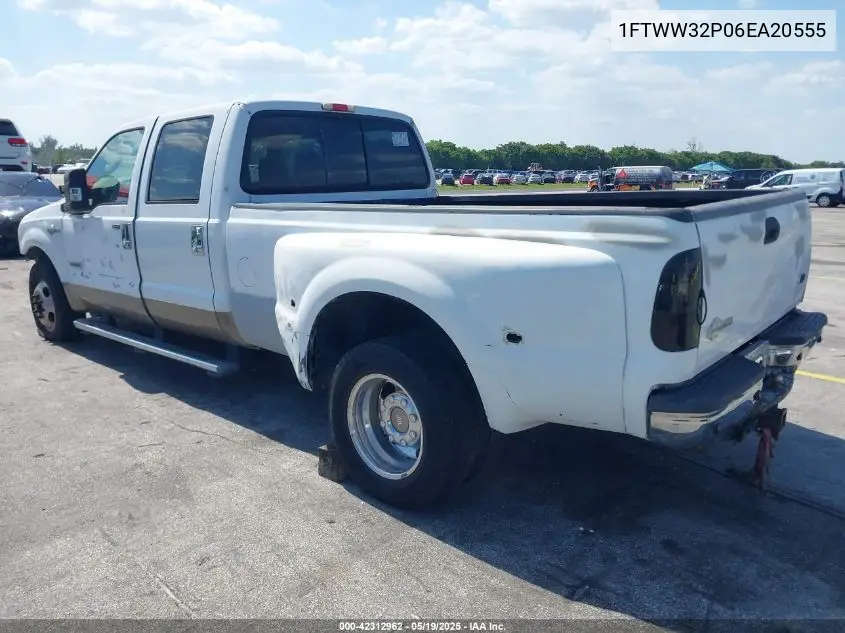 2006 Ford F-350 Lariat/Xl/Xlt VIN: 1FTWW32P06EA20555 Lot: 42312962