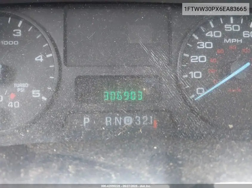 2006 Ford F-350 Lariat/Xl/Xlt VIN: 1FTWW30PX6EA83665 Lot: 42590228