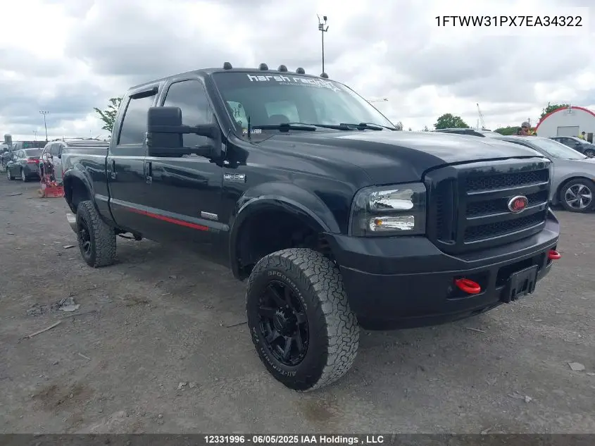 1ftww31px7ea34322 1FTWW31PX7EA34322 2007 Ford F-350 Harley-Davidson/King Ranch/Lariat/Outlaw/Xl/Xlt