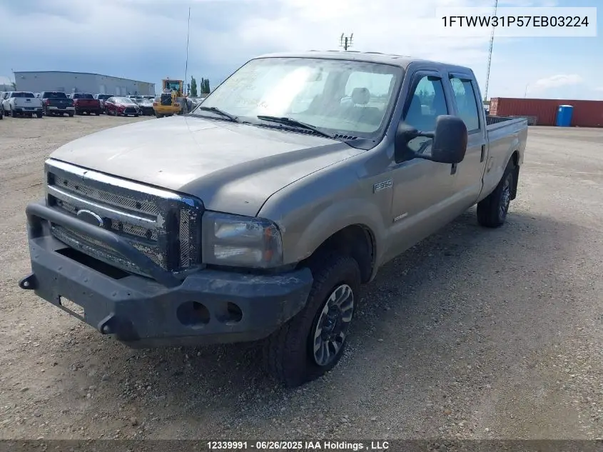 2007 Ford F350 Srw Super Duty VIN: 1FTWW31P57EB03224 Lot: 12339991