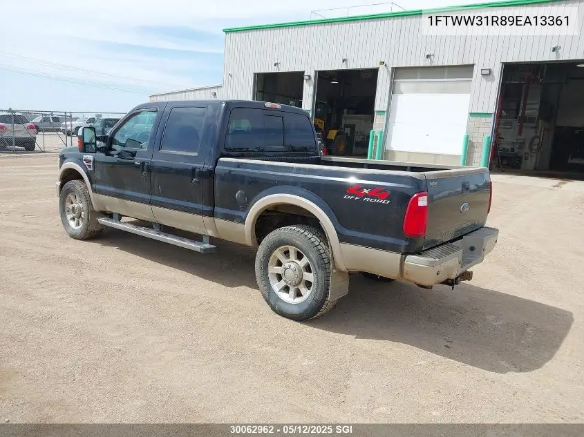 2009 Ford F350 Super Duty VIN: 1FTWW31R89EA13361 Lot: 30062962