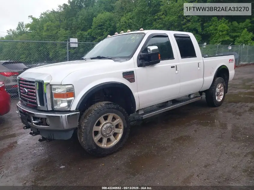 2010 Ford F-350 Cabela's/Harley-Davidson/King Ranch/Lariat/Xl/Xlt VIN: 1FTWW3BR2AEA33270 Lot: 42240552