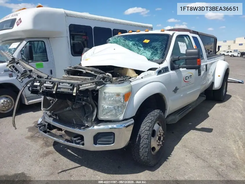2011 Ford F-350 Xlt VIN: 1FT8W3DT3BEA36651 Lot: 42211197