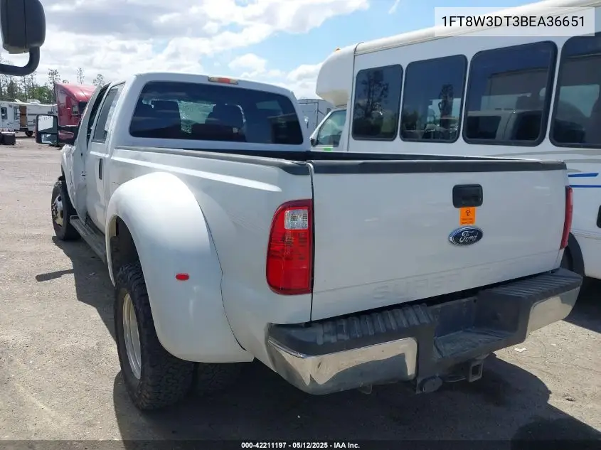 2011 Ford F-350 Xlt VIN: 1FT8W3DT3BEA36651 Lot: 42211197