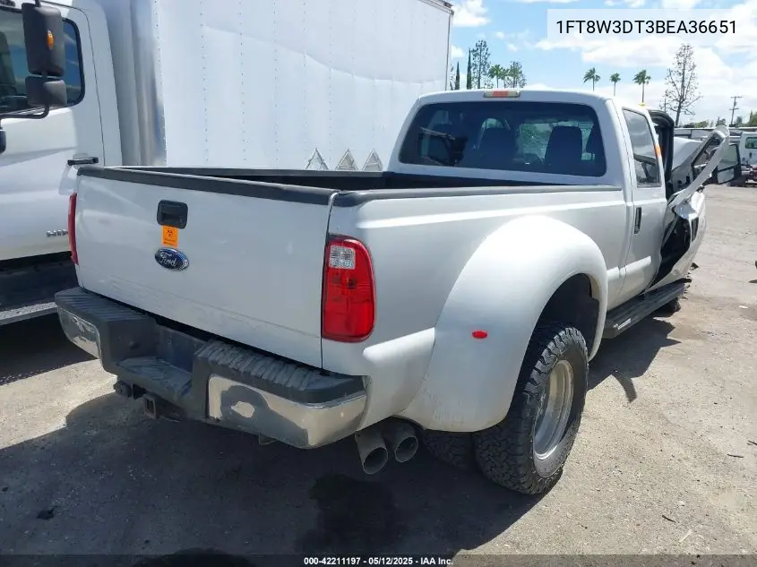 2011 Ford F-350 Xlt VIN: 1FT8W3DT3BEA36651 Lot: 42211197