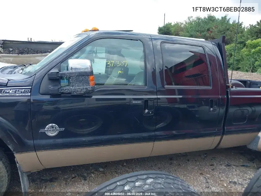 1ft8w3ct6beb02885 1FT8W3CT6BEB02885 2011 Ford F-350 Lariat