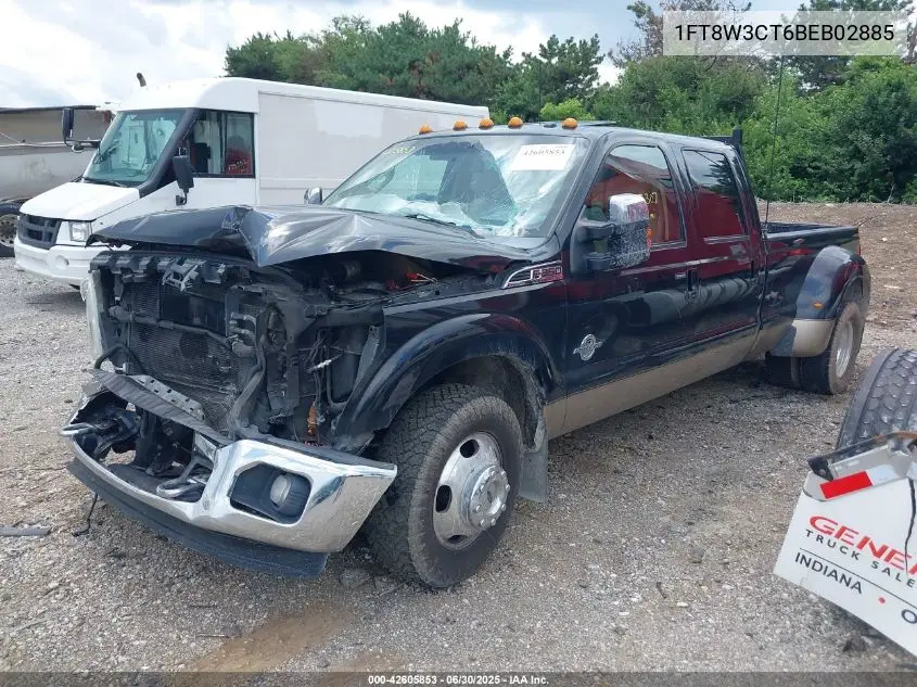 1ft8w3ct6beb02885 1FT8W3CT6BEB02885 2011 Ford F-350 Lariat