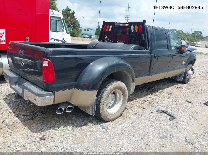 1ft8w3ct6beb02885 1FT8W3CT6BEB02885 2011 Ford F-350 Lariat