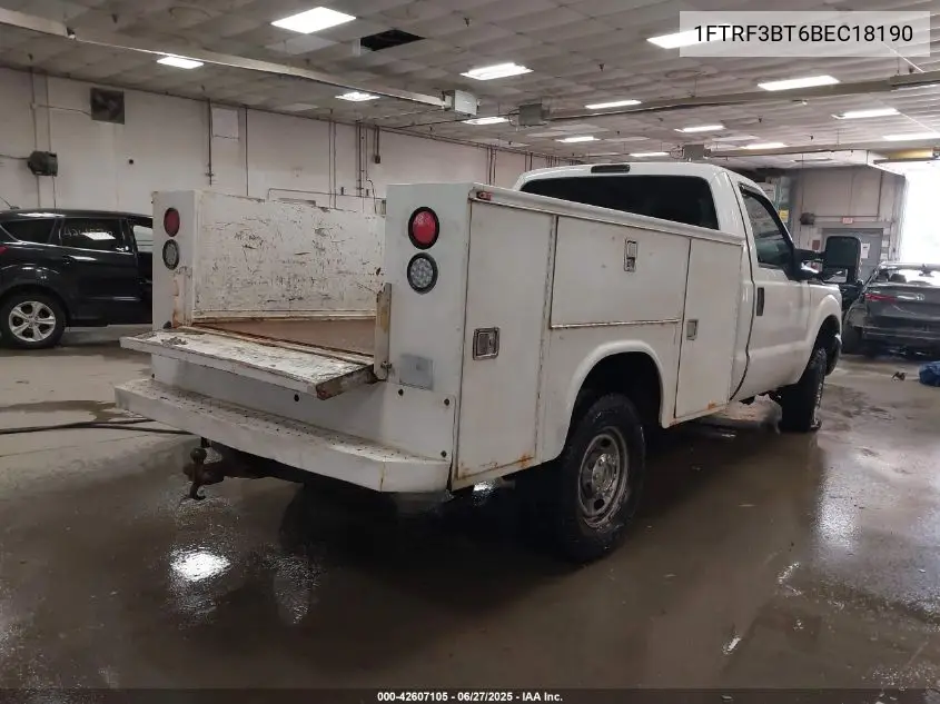 2011 Ford F-350 Xl VIN: 1FTRF3BT6BEC18190 Lot: 42607105