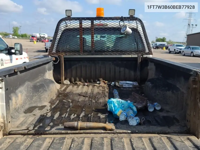 2011 Ford F350 Super Duty VIN: 1FT7W3B60BEB77928 Lot: 42626946
