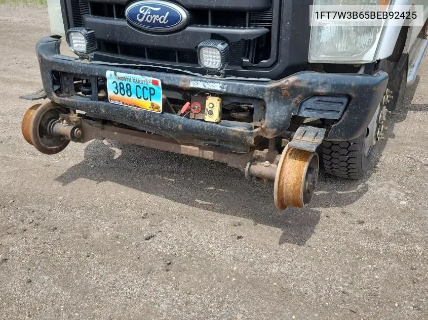 2011 Ford F350 Super Duty VIN: 1FT7W3B65BEB92425 Lot: 42626973