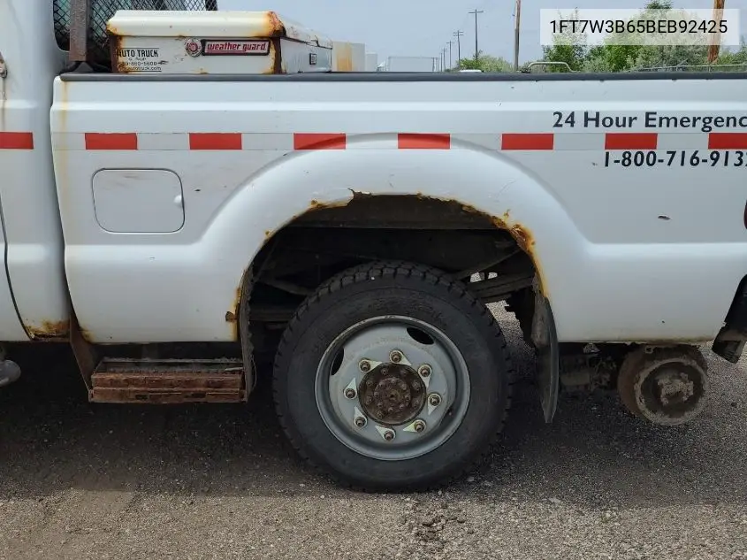 2011 Ford F350 Super Duty VIN: 1FT7W3B65BEB92425 Lot: 42626973
