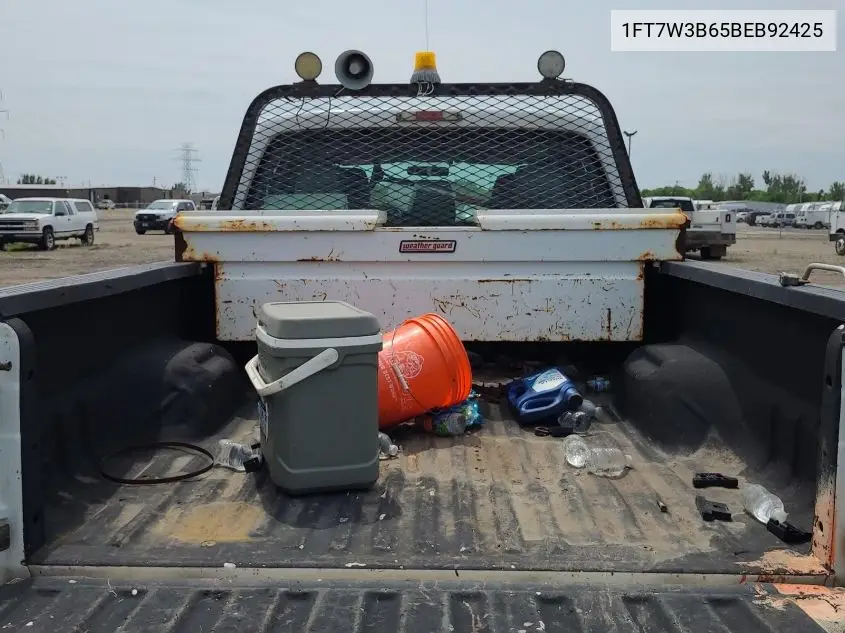 2011 Ford F350 Super Duty VIN: 1FT7W3B65BEB92425 Lot: 42626973