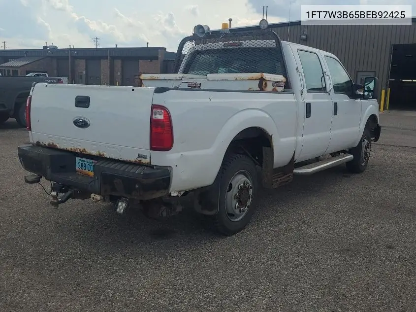 2011 Ford F350 Super Duty VIN: 1FT7W3B65BEB92425 Lot: 42626973