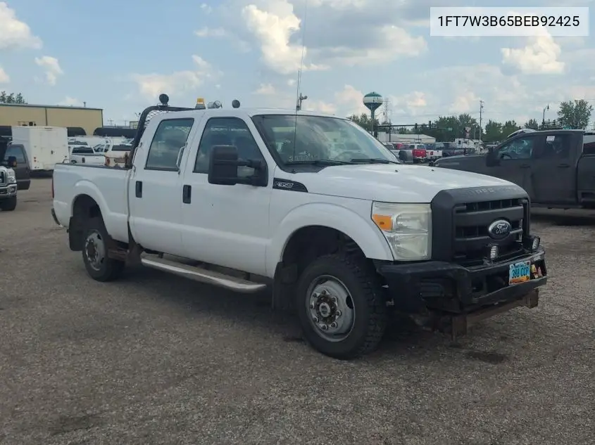 2011 Ford F350 Super Duty VIN: 1FT7W3B65BEB92425 Lot: 42626973