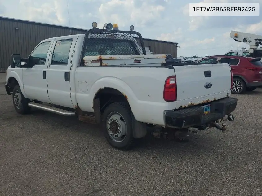 2011 Ford F350 Super Duty VIN: 1FT7W3B65BEB92425 Lot: 42626973