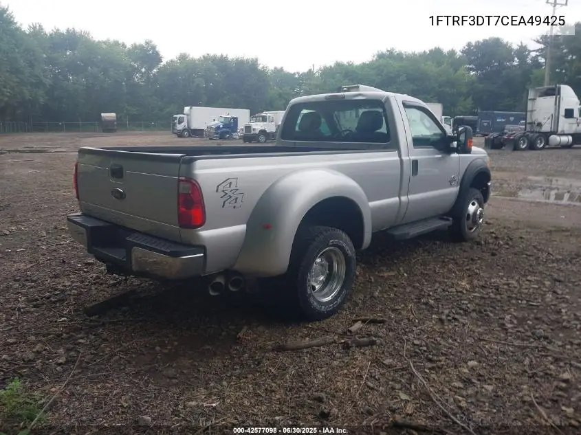 2012 Ford F-350 Xl VIN: 1FTRF3DT7CEA49425 Lot: 42577098