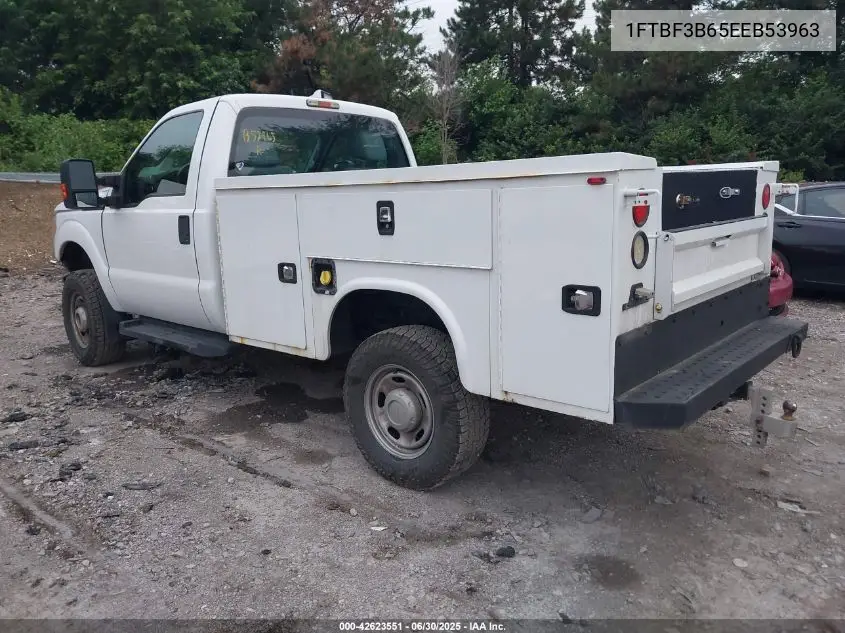 2014 Ford F350 Super Duty VIN: 1FTBF3B65EEB53963 Lot: 42623551