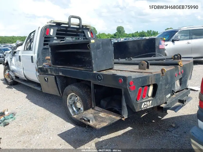 2016 Ford F-350 Chassis Xl VIN: 1FD8W3H68GEB75990 Lot: 42523284