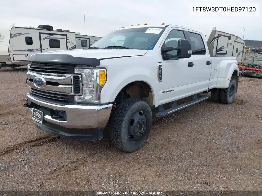 2017 Ford F-350 Xlt VIN: 1FT8W3DT0HED97120 Lot: 41778683