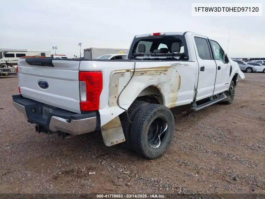 2017 Ford F-350 Xlt VIN: 1FT8W3DT0HED97120 Lot: 41778683