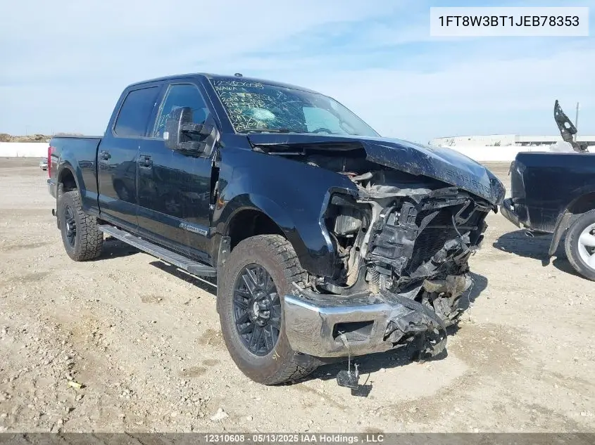 2018 Ford F-350 Lariat VIN: 1FT8W3BT1JEB78353 Lot: 12310608X